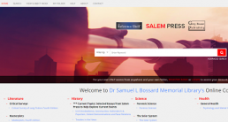 Salem Press Online Collection screenshot