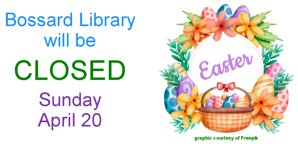 Closed Easter Sunday